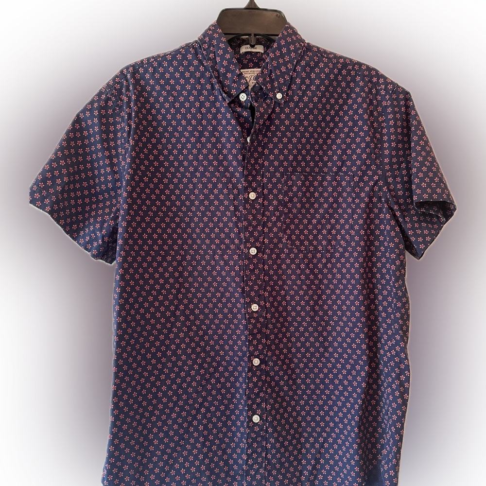 Classic J. Crew  Men’s Button down shirt, stretchy, size medium